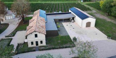 Installation photovoltaïque sur le Château saint pey